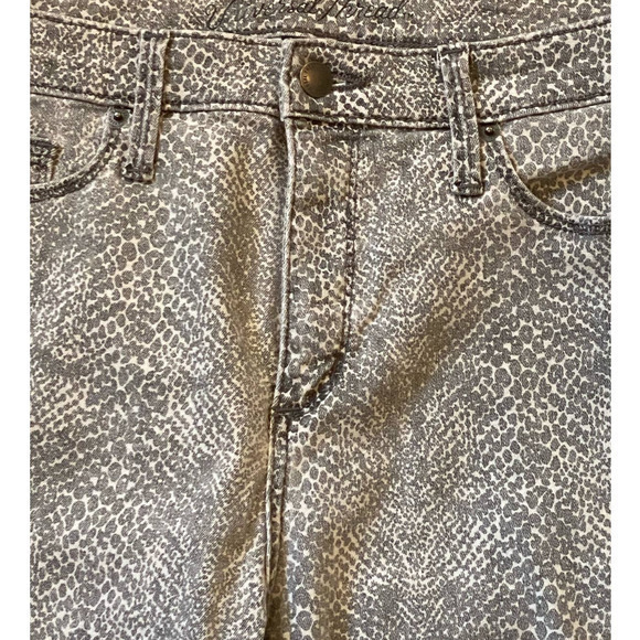 Universal Thread Grey‎ White Snake Pattern Denim Jeans Straight Leg 12 - Picture 8 of 12